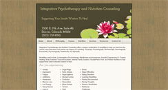 Desktop Screenshot of integrativepsychotherapyservices.com
