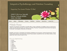 Tablet Screenshot of integrativepsychotherapyservices.com